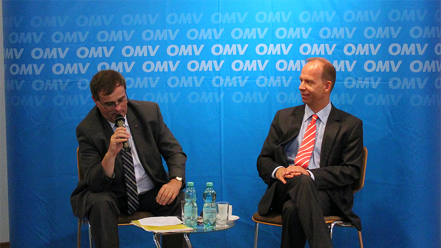 OMV-Landesvorsitzender Heiko Hendriks mit VdG-Chef Bernard Gaida 