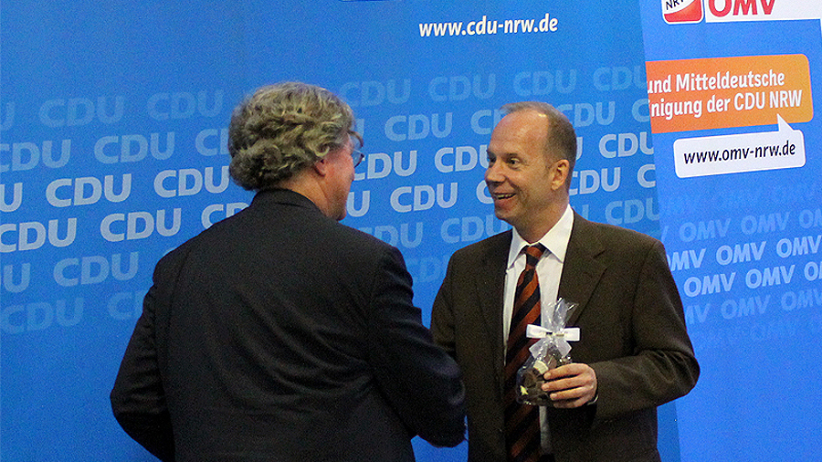 Heiko Hendriks mit Prof. Dr. Stefan Oeter